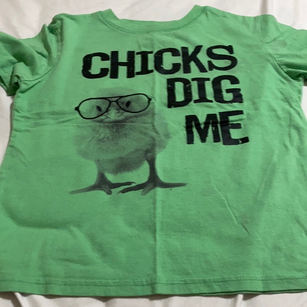 Green shirt